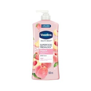1VASELINE HEALTY BRIGHT PEACH LOTION 100ML