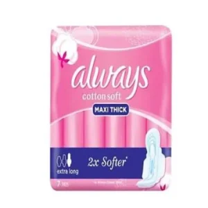 ALWAYS COTTONY SOFT LONG 6PAD