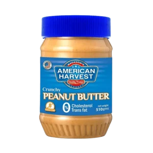 AMERICAN HARVEST PEANUT BUTTER CRUNCHY 510GM