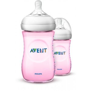 AVENT REDUCES COLIC PINK FEEDER 260ML