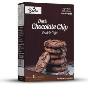 BAKEA DARK CHOCOLATE COOKIE MIX 435GM