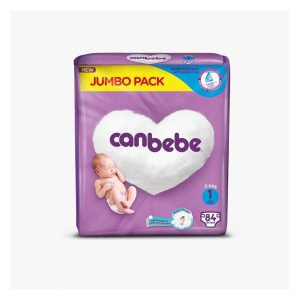 CANBEBE JUMBO NEW BORN NO.1 84PCS