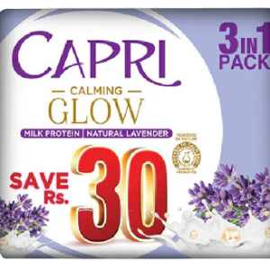 CAPRI MOISTURISING VELVET SOAP 3X120GM