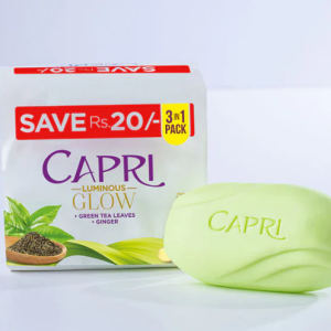 CAPRI PURIFYING GREEN TEA SOAP 3X150GM