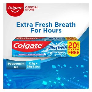 COLGATE TOOTH PASTE MAX FRESH PEPPERMINT ICE 125G