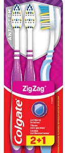 COLGATE ZIGZAG MEDIUM 3IN1 T-B