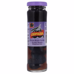 COOPOLIVA PITTED BLACK OLIVE 142GM
