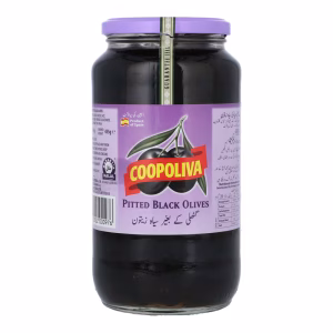 COOPOLIVA PITTED BLACK OLIVE 935GM