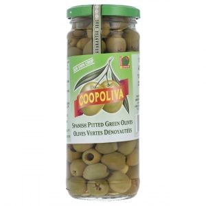 COOPOLIVA PITTED GREEN OLIVE 450GM