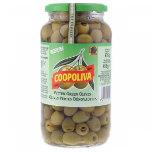 COOPOLIVA PITTED GREEN OLIVE 935GM