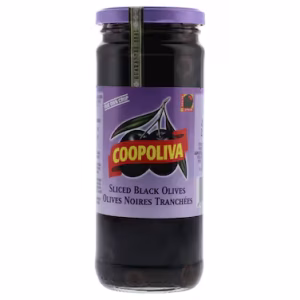 COOPOLIVA SLICE BLACK OLIVE 450GM