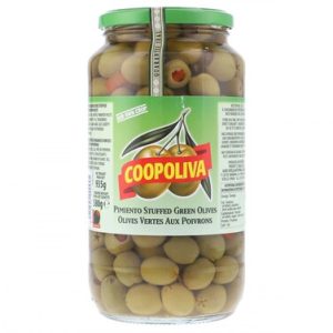 COOPOLIVA STUFFED GREEN OLIVE 935GM