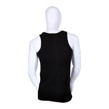 SEAMLESS A-SHIRT 1040 BLACK MED