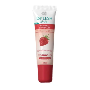 DELESH LIP BALM STRAWBERY TUBE 10ML