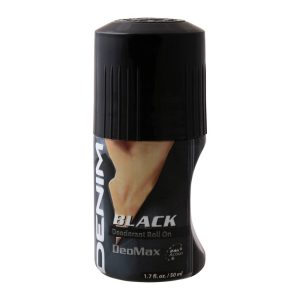 DENIM DEODORANT BLACK ROLL ON 50ML