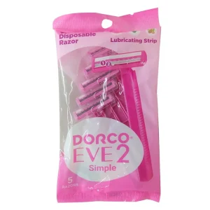 DORCO EVE 2 SIMPLE PINK RAZOR 5S