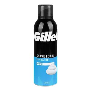 GILLETTE SENSITIVE SHAVE FOAM 200ML