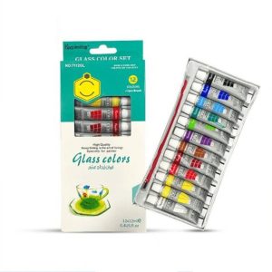 GLASS PAINT 12 CLR 12ML TUBE 7112GL