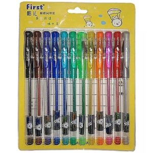GLITTER PEN FIRST 7P