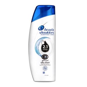 H-S SILKY BLACK 2IN1 SHAMPOO+COND 190ML