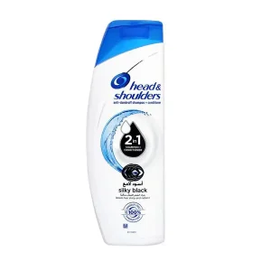 H-S SILKY BLACK 2IN1 SHAMPOO+COND 360ML
