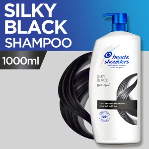 H-S SILKY BLACK SHAMPOO 1LTR