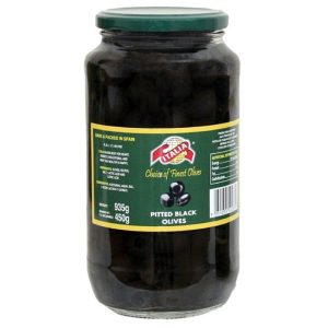 ITALIA BLACK OLIVES PITTED 935GM