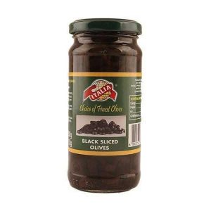 ITALIA BLACK OLIVES SLICED 450GM