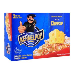 KERNEL POPCORN CHEESE 3X90GM