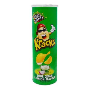 KRACKS SOUR CREAM POTATO CHIPS 110GM