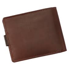 LEATHER WALLET ML-S BROWN
