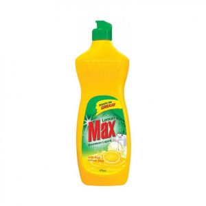 LEMON MAX DISHWASH LIQUID LEMON BOTTLE 475ML