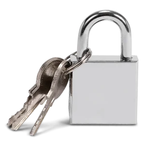 LOCK SILVER RUBBER 25MM