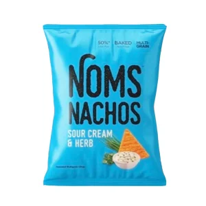 NOMS NACHOS SOUR CREAM - HERB 32GM