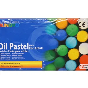 OIL PASTELS 12P BOX T812-3