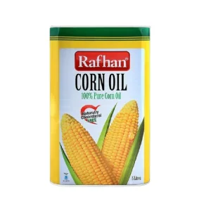 RAFHAN CORN OIL TIN 5LTR