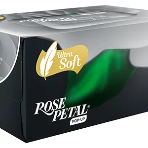 ROSE PETAL POP UP TISSUE BOX