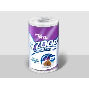 ROSE PETAL ZOOP KITCHEN TOWEL SINGLE