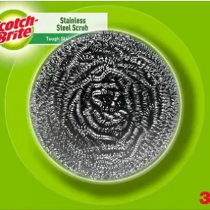 SCOTCH BRITE STAINLESS STEEL SRUBER 1PC