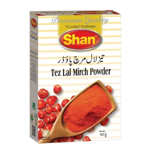 SHAN LAL MIRCH POWDER 90GM