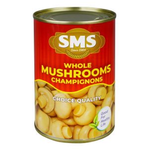 SMS MUSHROOMS WHOLE TIN 380GM