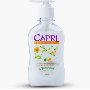 CAPRI ALOE HAND WASH WHITE 200ML