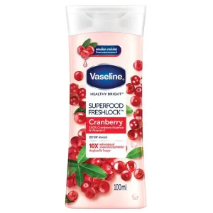 VASELINE HEALTY BRIGHT CRANBERRY LOTION 100ML