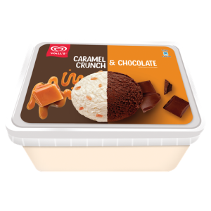 WALLS CARAMEL CRUNCH & CHOCO BKT
