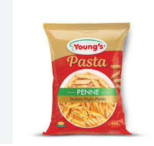 YOUNG PASTA PENNE 400GM