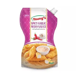YOUNGS SPICY GARLIC SAUCE 500ML