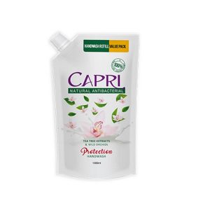 CAPRI TEA TREE HAND WASH POUCH GREEN 1000ML